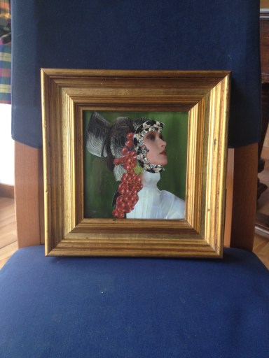 SD 25X25 DONNA CON CILIEGIA